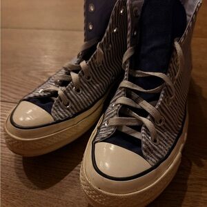 Striped High-Top Converse